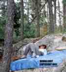Photo of Mel Sleeping in Forest